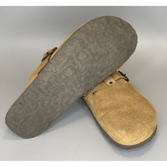 American Eagle Classic Clogs Size 9 Boho Light Brown Mules Potato Shoes Slip On - Picture 11 of 12